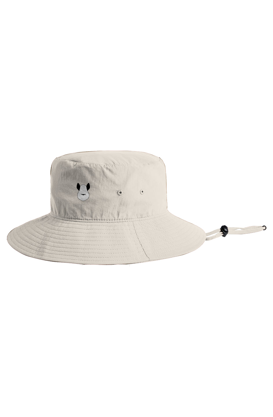 Nylon Wide Brim KQ Bucket Hat