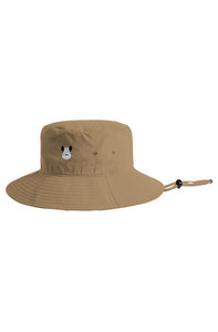 Nylon Wide Brim KQ Bucket Hat